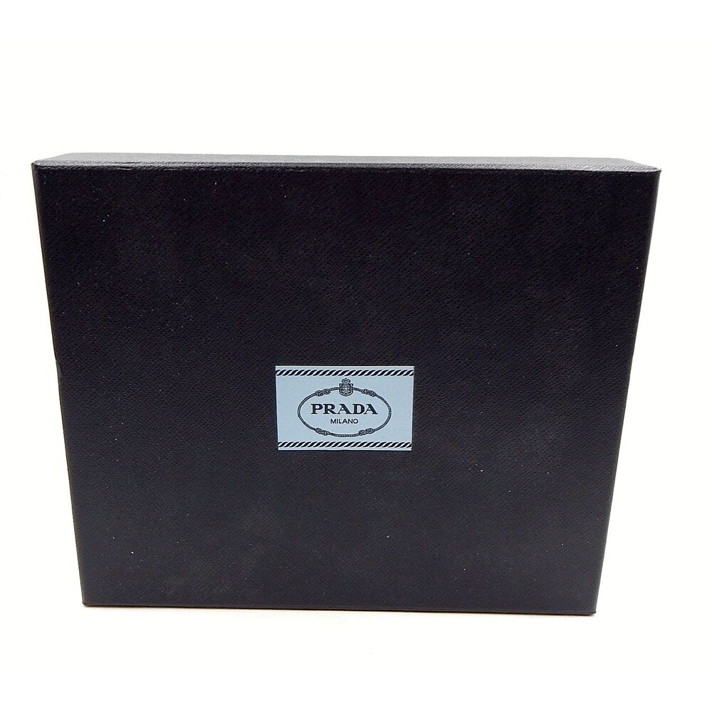 Prada Milano Logo Blue Empty Storage Gift Box Only 12x5x10 Inches